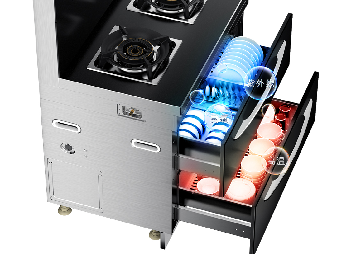 三重消毒的安心，導(dǎo)軌外置使用更放心