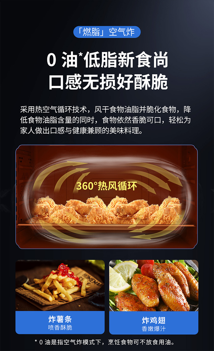 蒸烤集成灶360°熱風(fēng)循環(huán)
