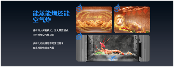 減肥還想吃烤炸食物？藍炬星蒸烤炸集成灶幫您實現